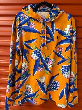 Polo Ralph Lauren Floral Cotton Jersey Hoodie